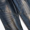 61XVt5m1swL._AC_.jpg Jeans Homme Casual Hommes Jeans Solid Slim Fit Full Longueur Pantalon Crayon Plus Taille Denim Jeans Pour Hommes DéChiréS Pants MâLe