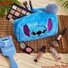 Disney Lilo Et Stitch Trousse De Toilette Originale, Trousse Maquillage En Fourrure Ultra Douce, Accessoire De Voyage Rigolo, Idée De Cadeau Pour Anniversaire ou Noel Pour Femme, Fille, Meilleure Amie