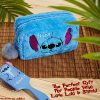 Disney Lilo Et Stitch Trousse De Toilette Originale, Trousse Maquillage En Fourrure Ultra Douce, Accessoire De Voyage Rigolo, Idée De Cadeau Pour Anniversaire ou Noel Pour Femme, Fille, Meilleure Amie