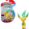 Bandai Battle-Phyllali (Leafeon) -Figurine articulée 8 cm-Pokémon Pelage Beige et Bandai Battle-Phyllali (Leafeon) -Figurine articulée 8 cm-Pokémon Pelage Beige et Vert, JW0136