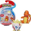 Bandai - Pokémon - Pack de 2 figurines Battle - Salamèche (Charmander) & Togepi - Figurines 5 cm à collectionner - WT97884