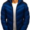Doudoune Blouson Homme Hiver Chaud Manteau Épais Homme Veste Moto Épaissir Chaud Et Slim Manteau De Coton Col Montant Automne Camouflage Manteau Veste Zipper Pull Vêtements D'extérieur