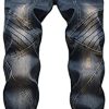 Jeans Homme Casual Hommes Jeans Solid Slim Fit Full Longueur Jeans Homme Casual Hommes Jeans Solid Slim Fit Full Longueur Pantalon Crayon Plus Taille Denim Jeans Pour Hommes DéChiréS Pants MâLe