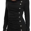 MISS MOLY Pull Femme Hiver Chic Manches Longues Jointif Couleur MISS MOLY Pull Femme Hiver Chic Manches Longues Jointif Couleur Tops Sweatshirt Blouse