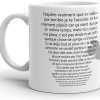 Mug Humour Tasse cadeau amour avec texte chiant et trèfle à 4 feuilles porte bonheur Mug Qualité Idée Cadeau Originale drôle Anniversaire Noël Fête amis collegue homme femme famille