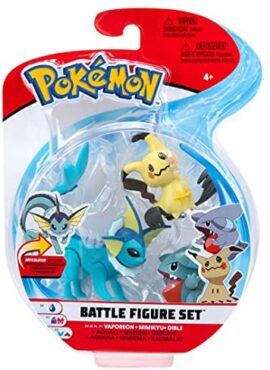 NEW Pokemon Battle Figure Set Vaporeon,Mimikyu