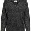 Only Onlcamilla V-Neck L/S Pullover KNT Noos Sweater Femme