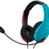 PDP Casque LVL40 Stereo pour Nintendo Switch Bleu & Rouge