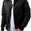 Urban Classics Veste Bomber d'hiver Blouson avec Col en Fausse Urban Classics Veste Bomber d'hiver Blouson avec Col en Fausse Fourrure Amovible, Poignets Élastiqués, Plusieurs Couleurs Disponibles, Black, Navy & Olive, Taille S-XXL pour Homme