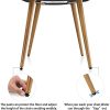 Herbalady Un ensemble de chaises de salle à manger en velours au design simple et élégant, qui peut parfaitement correspondre à votre salle à manger, salon ou chambre à coucher (bleu, 2)