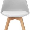 IDMarket - Lot de 6 chaises SARA Gris foncé, Gris Clair, Blanc, Noir et patchworks Noirs, Gris et Blancs