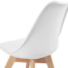 IDMarket - Lot de 6 chaises SARA Gris foncé, Gris Clair, Blanc, Noir et patchworks Noirs, Gris et Blancs