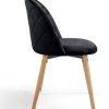 Miadomodo® Chaise de Salle à Manger en Velours - Lot de 2, 4, 6, 8, Pieds en Bois Hêtre, Style Moderne, Couleurs au Choix - Chaise Scandinave pour Salon, Chambre, Cuisine, Bureau