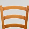 Tommychairs - Set 4 chaises Venice pour Cuisine, Bar et Salle à Manger, Robuste Structure en Bois de hêtre peindré en Couleur Miel et Assise en Bois