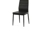 31NE6NKrTBL._AC_.jpg IZTOSS Lot de 6 Chaise Cuisine, Chaise de Salle à Manger, Dossier Haut de la Cuisine, Chaise de Salle à Manger Confortable et Durable - Noir (6)