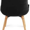 31RHzMsGT6L._AC_.jpg Miadomodo® Chaise de Salle à Manger en Velours - Lot de 2, 4, 6, 8, Pieds en Bois Hêtre, Style Rétro, Couleurs au Choix - Chaise Scandinave pour Salon, Chambre, Cuisine, Bureau (Lot de 8, Noir)