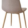 Albatros Chaises de Sale à Manger rétro FANO Lot de 4 chaises, Beige, testées par SGS