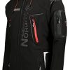 31Zl1MqIOOS._AC_.jpg Geographical Norway Homme Coque Souple Fonctionnel Veste d'extérieur Hydrofuge