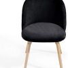 Miadomodo® Chaise de Salle à Manger en Velours - Lot de 2, 4, 6, 8, Pieds en Bois Hêtre, Style Moderne, Couleurs au Choix - Chaise Scandinave pour Salon, Chambre, Cuisine, Bureau