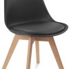 IDMarket - Lot de 6 chaises SARA Gris foncé, Gris Clair, Blanc, Noir et patchworks Noirs, Gris et Blancs