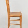 Tommychairs - Set 4 chaises Venice pour Cuisine, Bar et Salle à Manger, Robuste Structure en Bois de hêtre peindré en Couleur Miel et Assise en Bois