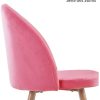 GOLDFAN Chaise de Salle à Manger équipée de 2 Chaises de Cuisine Modernes en Velours avec Pieds en Métal de Salle à Manger et Meubles de Cuisine, Rose…