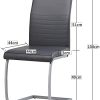 31tvDBI1WyL._AC_.jpg Albatros chaise cantilever MURANO Lot de 4 chaises, gris, testé par SGS