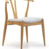 VS Venta-stock Pack 2 chaises Rustic, Couleur Chêne, Bois Massif, 55 cm (Longueur) 54,5 cm (Profondeur) 76 cm (Hauteur)