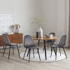 MEUBLE COSY Lot de 4 Chaises de Salle a Manger Scandinave Fauteuil de Salon Cuisine Bureau