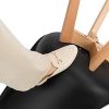Futurefurniture.® Lot de 4 chaises de salle à manger avec pieds en bois de hêtre massif Noir