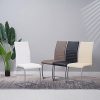 417L1dK1lCL._AC_.jpg Albatros chaise cantilever MURANO Lot de 4 chaises, gris, testé par SGS