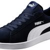 418COinKNEL._AC_.jpg PUMA Smash v2, Baskets Mixte, Peacoat Blanc, 45 EU