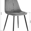 MEUBLE COSY Lot de 4 Chaises de Salle a Manger Scandinave Fauteuil de Salon Cuisine Bureau