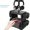 41CCh5fZC3L._AC_.jpg HUAYUWA Tour de rangement de jeu pour Sony PlayStation 5 Noir Compatible avec PS5/PS4/Xbox One/Nintendo Switch