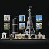 41CwL50a60L._AC_.jpg LEGO 21044 Architecture Paris Maquette à Construire avec Tour Eiffel, Collection Skyline, Décoration Maison, Idée de Cadeau