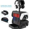 41HMInwUo-L._AC_.jpg HUAYUWA Tour de rangement de jeu pour Sony PlayStation 5 Noir Compatible avec PS5/PS4/Xbox One/Nintendo Switch