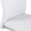 41M0DTmRq9L._AC_.jpg IDIMEX Lot de 4 chaises de Salle à Manger ou Cuisine Loano avec Assise rembourrée et piètement chromé, revêtement en synthétique Gris
