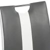 41N6JkI8a9L._AC_.jpg IDMarket - Lot de 4 chaises PIA Grises et Blanches pour Salle à Manger