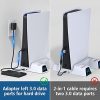 41NZgTZObZL._AC_.jpg OIVO Support PS5 avec Ventilateur de Refroidissement at EU-Adaptateur pour PS5 console, Chargeur Manette PS5 avec Indicateur LED, Chargeur PS5 avec Stockage 12 disques de Jeu