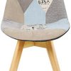 41NjVzdDFjL._AC_.jpg WOLTU BH29pw-2 Chaises de Salle à Manger Lot de 2 en Lin,Chaise de Cuisine,Patchwork