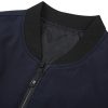 41SNLDfGPL._AC_.jpg YOUTHUP Blouson Homme Léger Veste Imperméable Printemps été Décontracté Jacket de Couleur Unie Col Montant