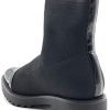 Angkorly - Chaussure Mode Bottine Botte Chaussette Slip-on Souple Femme Verni Maille Extensible Talon Bloc 4 CM