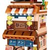 41UBLy3wbpS._AC_.jpg Myste Architecture Jeu de Construction, 412Pièces Japonais Street View Boutique Ramen Maison de Ville Maquette Bâtiment Modulaire, Mini Blocs de Construction Not Compatible avec Lego