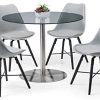 41WEAwPnKL._AC_.jpg Julian Bowen Lot de 2 chaises de Salle à Manger Moderne/Industriel. Taille Unique Noir/Gris