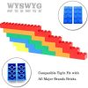 41YFolite2L._AC_.jpg WYSWYG Briques de Construction de 1000 Pièces, Building Bricks Block Ensemble de Blocs pour Enfants de 6 Ans Plus,Compatible avec Toutes Les Marques Principales, 10 Couleurs Classiques, 14 Formes