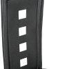 Chaises de Salle à Manger élégantes Lot de 6, Chaise Salle Manger avec Dossier de 58,5 cm de Hauteur, Chaise de Salon en Cuir PVC pour Cuisine, Salle à Manger, Jardin (6, Noir)