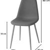 Albatros Chaises de Sale à Manger rétro FANO Lot de 4 chaises, Beige, testées par SGS
