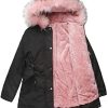 41wdCa7x1XL._AC_.jpg Writtian Veste d'hiver matelassée pour femme - En fourrure synthétique - Élégante et moelleuse