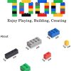41xLLpuuyrL._AC_.jpg LIGHTALING Briques de Construction compatibles avec Lego, 1000 pièces de Briques de Construction, Classic Couleur Building Bricks Block Ensemble de Blocs pour Enfants de 6 Ans Plus