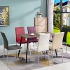 51TwAVvZ4S._AC_.jpg Albatros Verona Lot de 4 chaises, Noir, Pieds Chrome, SGS Tested